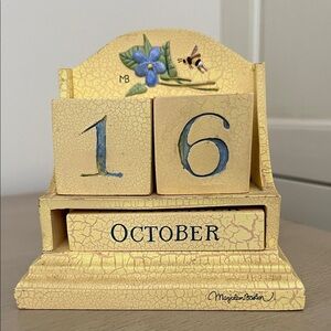 Yellow Perpetual Calendar
